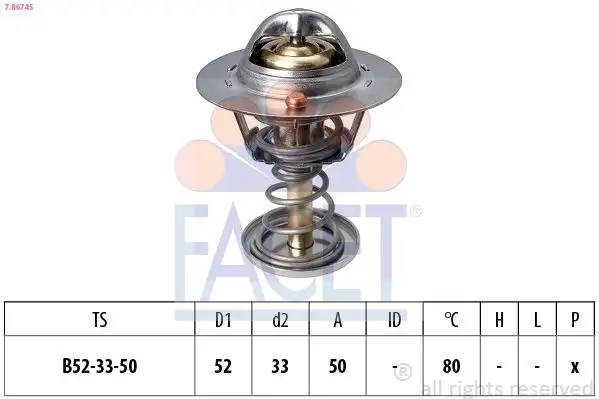 FACET 7.8674S Termostat