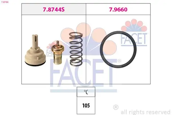 FACET 7.8744 Termostat 03C121110P