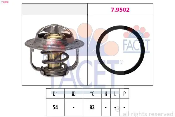 FACET 7.8800 Termostat