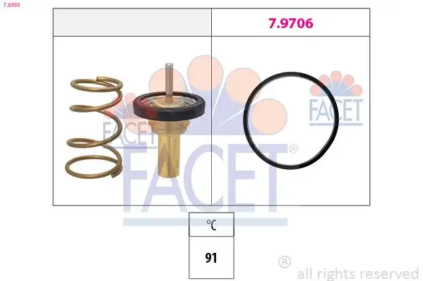 FACET 7.8995 Termostat 110600968R