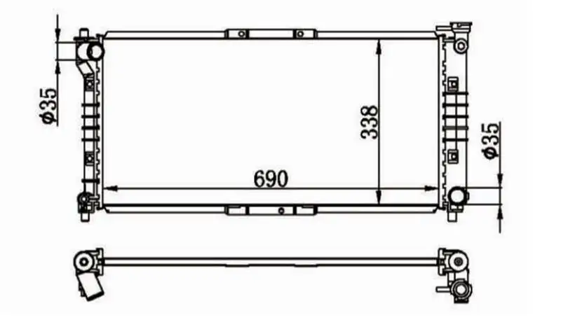 MGA 80565 Radyatör FS1915200D
