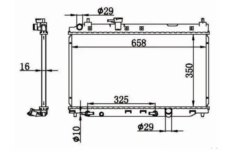 MGA 80669 Radyatör 19010REAZ51