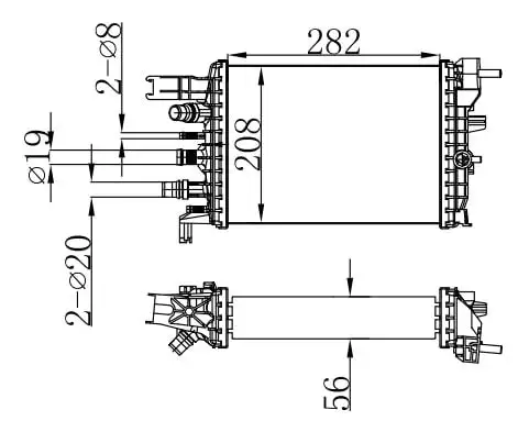 MGA 80767 Turbo Radyatörü 214106421R