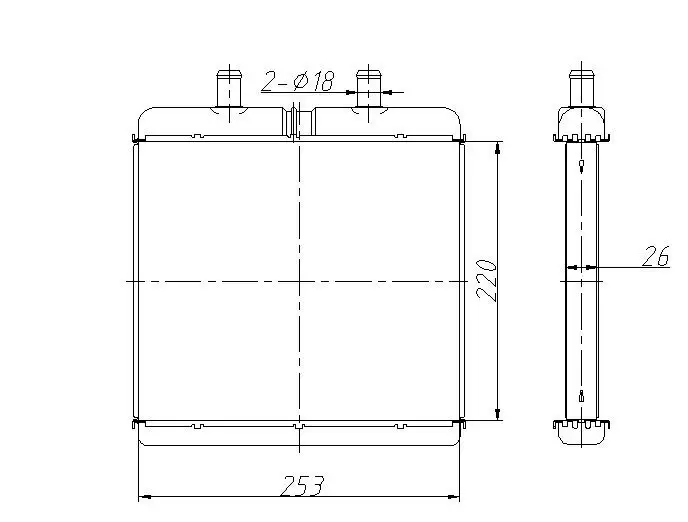 MGA 80771 Kalorifer Radyatörü 42564485