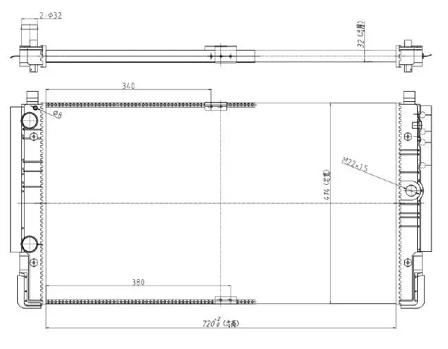 MGA 80791 Radyatör 7D0121253