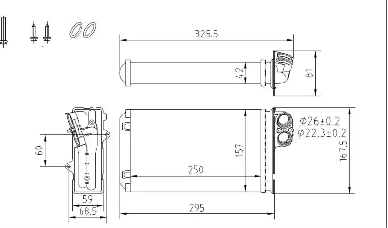 MGA 81113 Kalorifer Radyatörü 6448G9