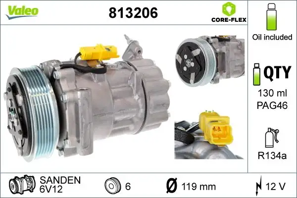 VALEO 813206 Klima Kompresörü