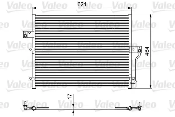 VALEO 814441 Klima Radyatörü 6840009001