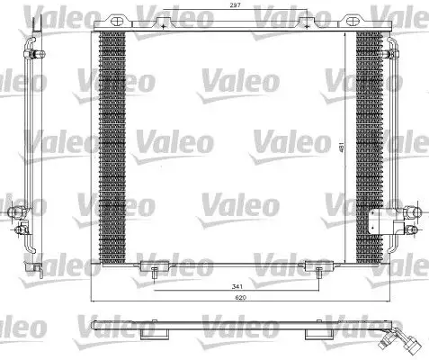 VALEO 817252 Klima Radyatörü A2108300570