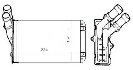 MGA 81800 Kalorifer Radyatörü 644878
