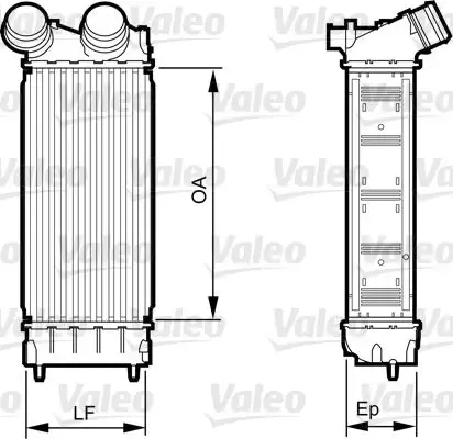 VALEO 818226 Turbo Radyatörü 9800291280