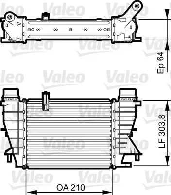 VALEO 818251 Turbo Radyatörü 144618748R