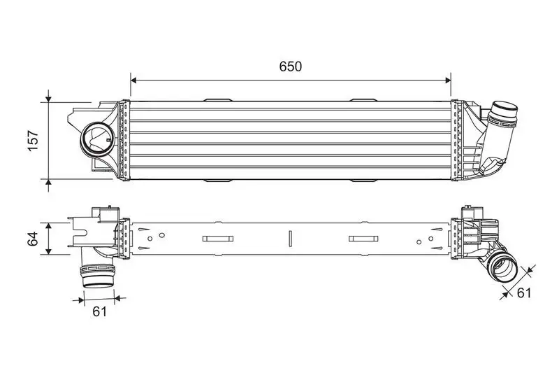 VALEO 818299 Turbo Radyatörü