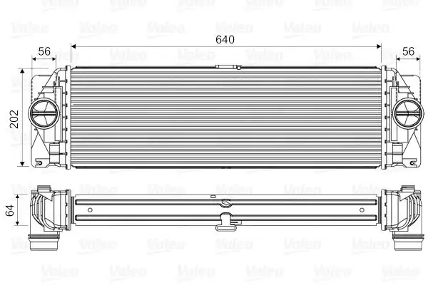 VALEO 818341 Turbo Radyatörü A9065010201
