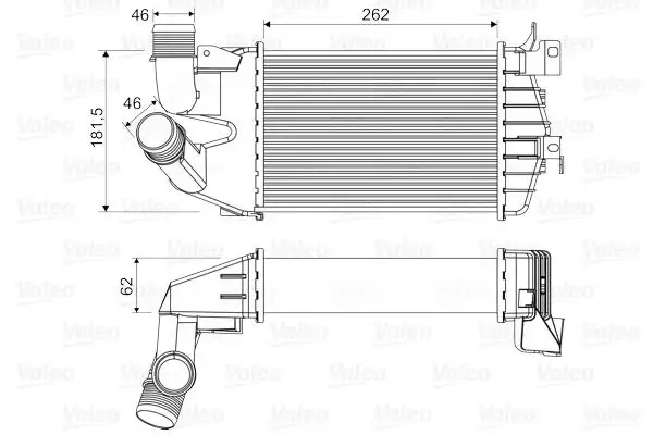 VALEO 818556 Turbo Radyatörü
