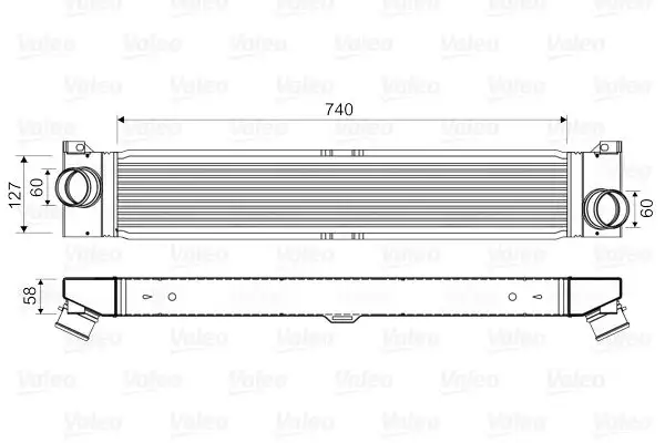 VALEO 818569 Turbo Radyatörü 1347700080