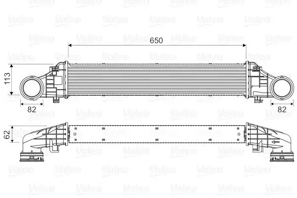 VALEO 818587 Turbo Radyatörü A2115001102