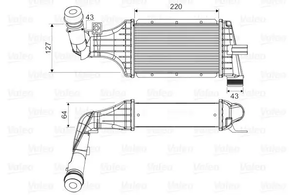 VALEO 818660 Turbo Radyatörü