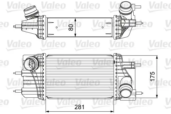 VALEO 818666 Turbo Radyatörü 144611KB2A