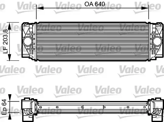 VALEO 818732 Turbo Radyatörü A9065010301