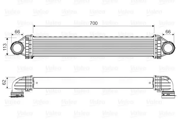 VALEO 818806 Turbo Radyatörü A1695000900