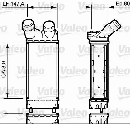 VALEO 818866 Turbo Radyatörü 0384L9