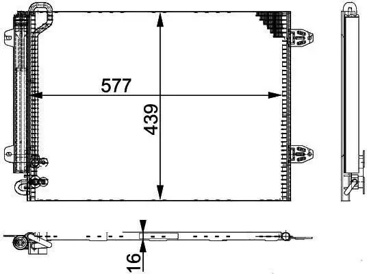 MGA 82149 Klima Radyatörü 3C0820411G