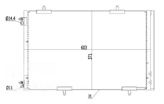 MGA 82223 Klima Radyatörü 9674994280