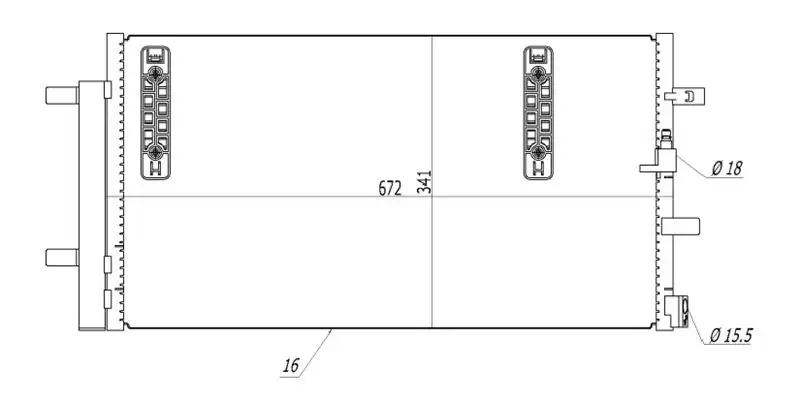 MGA 82296 Klima Radyatörü 8K0260401D