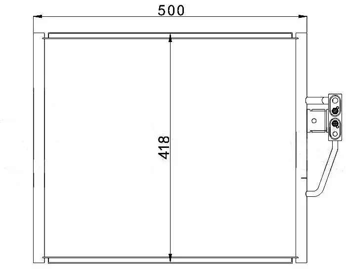 MGA 82378 Klima Radyatörü 64538391647