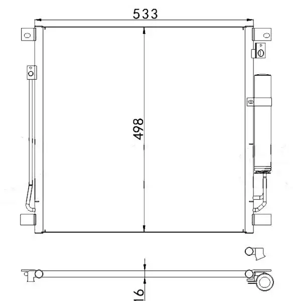 MGA 82394 Klima Radyatörü 7812A292