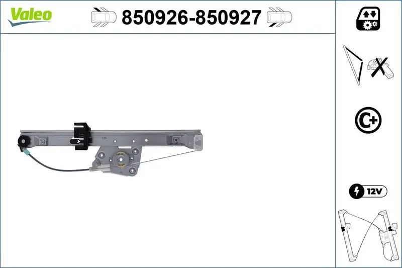 VALEO 850926 Arka Cam Krikosu (Sol) 51357140589