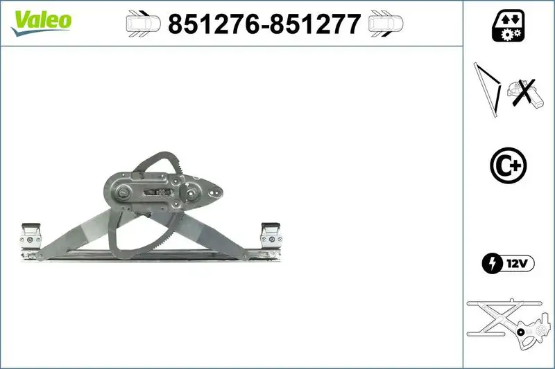 VALEO 851276 Ön Cam Krikosu (Sol)