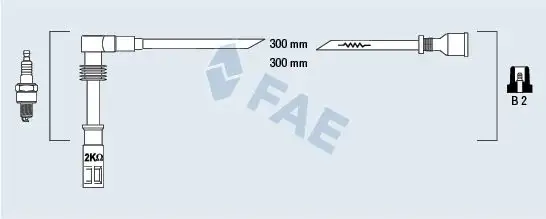 FAE 85682 Buji Kablosu 058905409A