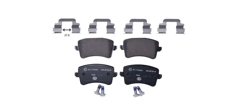 HELLA 8DB355025-381 Arka Fren Balatası