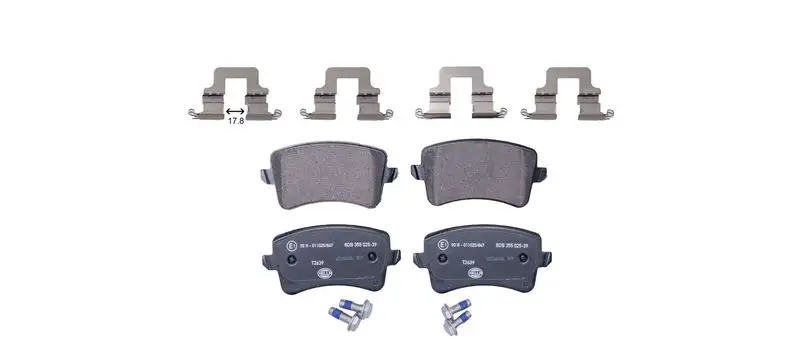 HELLA 8DB355025-391 Arka Fren Balatası