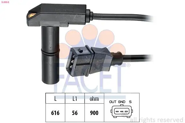 FACET 9.0054 Krank Sensörü 12141708619
