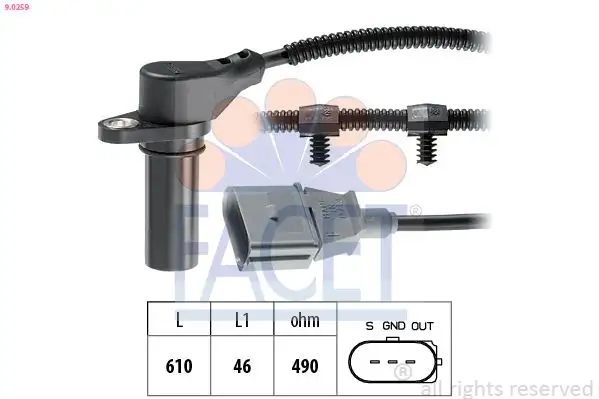 FACET 9.0259 Krank Sensörü