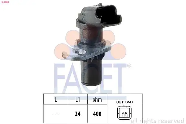 FACET 9.0305 Krank Sensörü 19207P