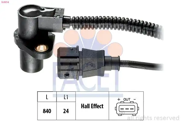 FACET 9.0314 Krank Sensörü