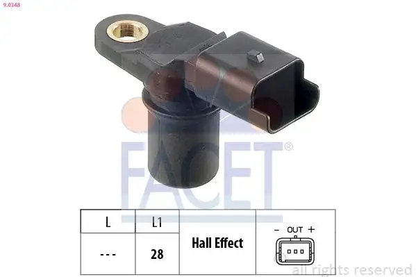FACET 9.0348 Eksantrik Sensörü