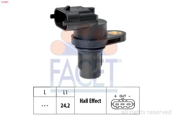 FACET 9.0387 Eksantrik Sensörü