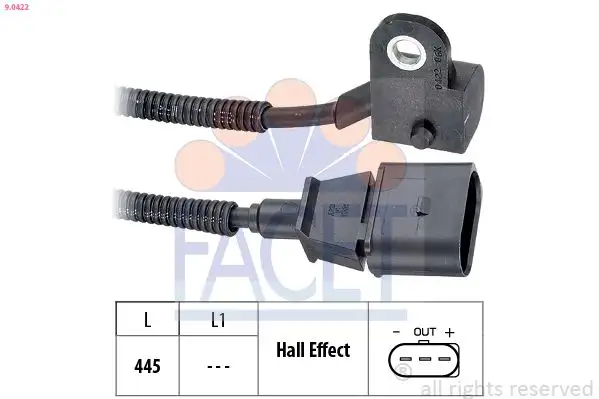FACET 9.0422 Eksantrik Sensörü 038957147G