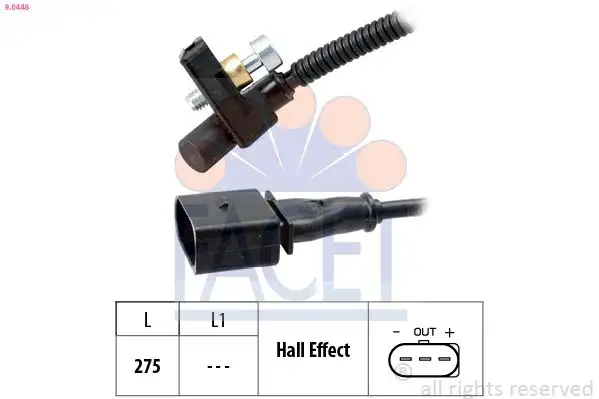 FACET 9.0448 Krank Sensörü 03C957147