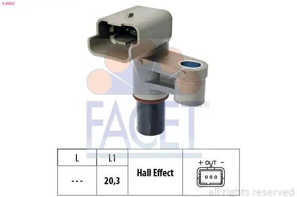 FACET 9.0462 Eksantrik Sensörü