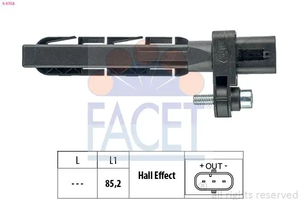 FACET 9.0758 Krank Sensörü 19301WA010
