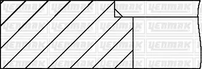 YENMAK 91-09567-000 Motor Segmanı (STD)