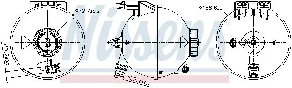 NISSENS 996309 Yedek Su Deposu A9105010400