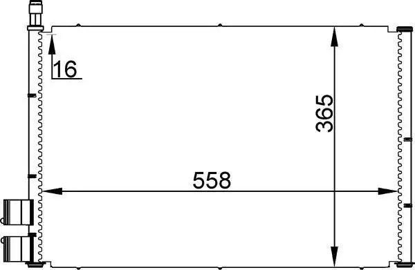 MAHLE AC298000S Klima Radyatörü