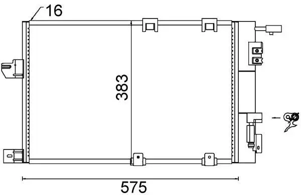 MAHLE AC339000S Klima Radyatörü